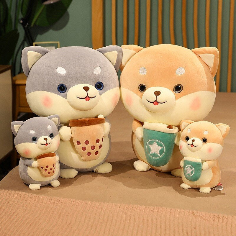 Boba Tea Shiba Inu Plush