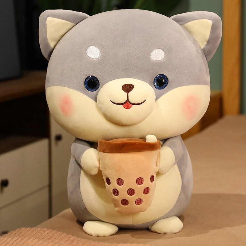 Boba Tea Shiba Inu Plush