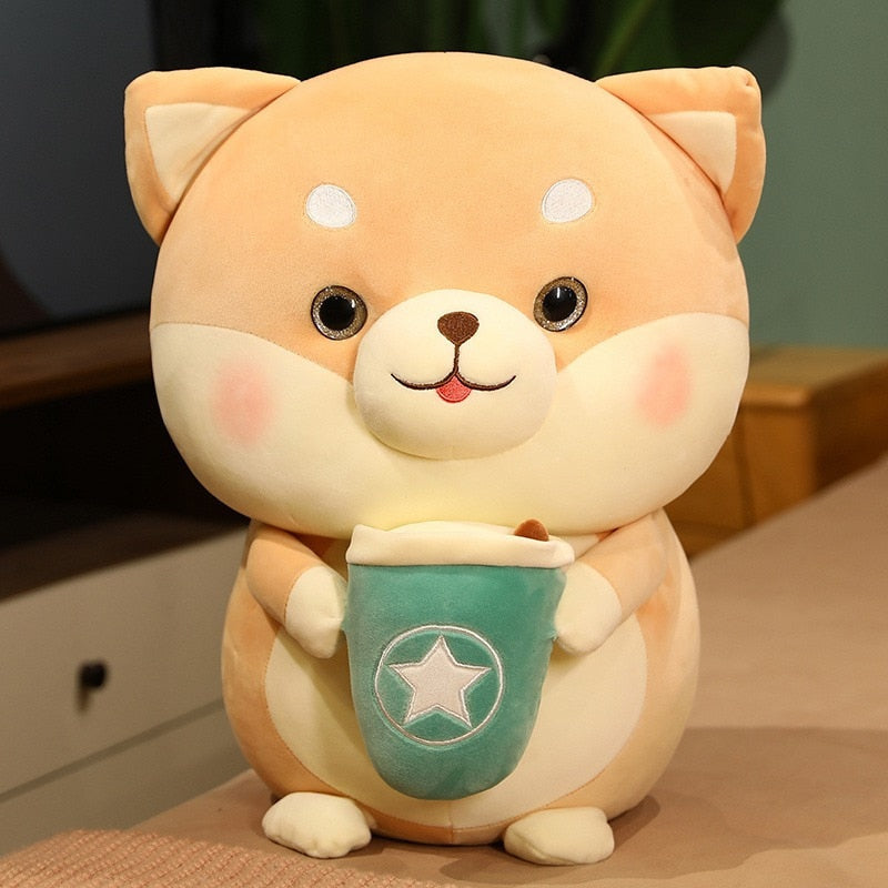 Boba Tea Shiba Inu Plush
