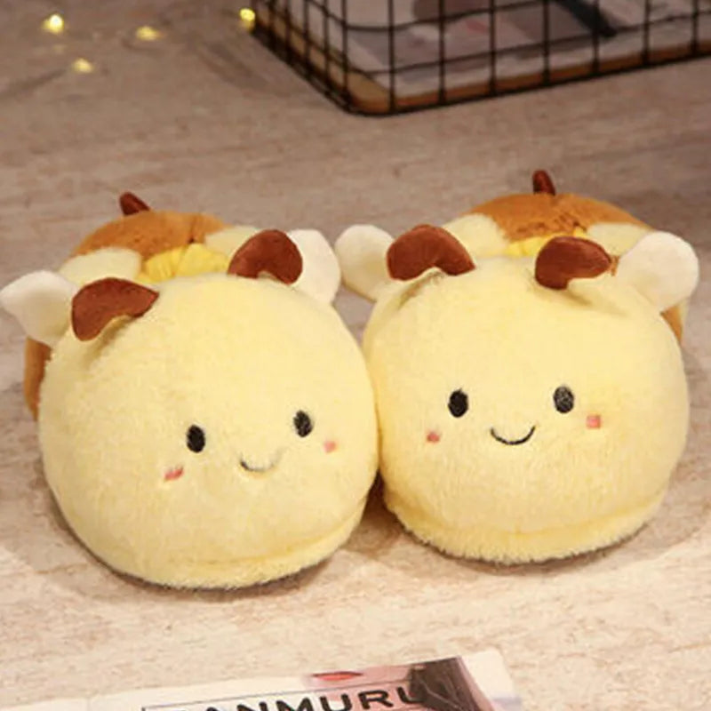 Buzzing Bee Slippers One Size (22.5-26.0cm)