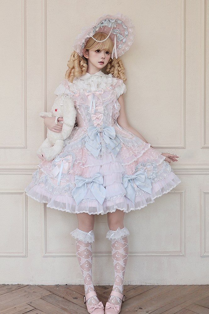[Pre-order] Pink Blue Romantic Lace Lolita Series Accessories