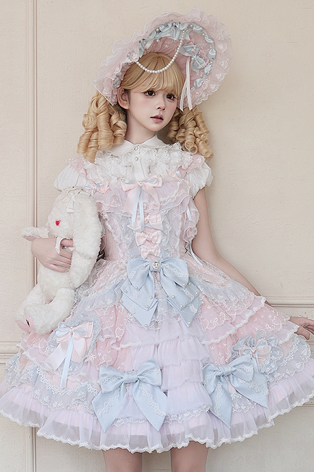 [Pre-order] Pink Blue Romantic Lace Lolita Series Accessories