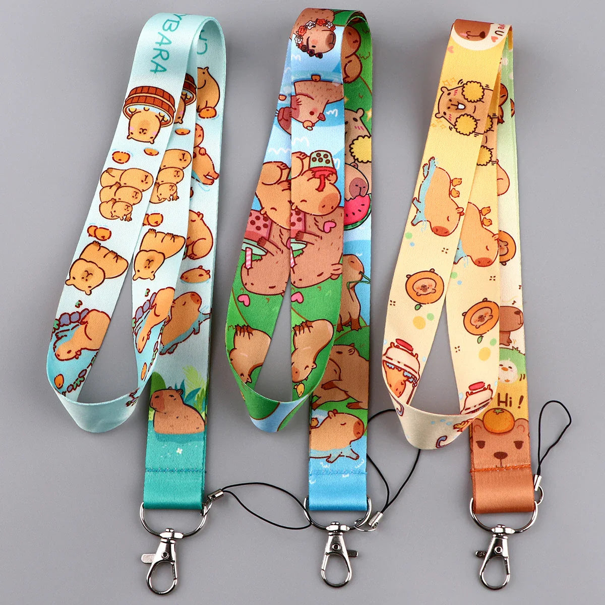 Capybara Lanyard & Card Holder