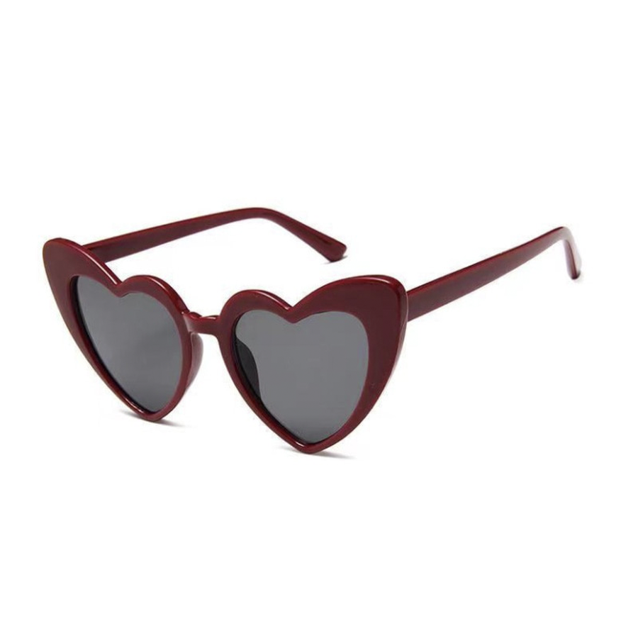 Retro Cat Eye Heart Shape Sunglasses