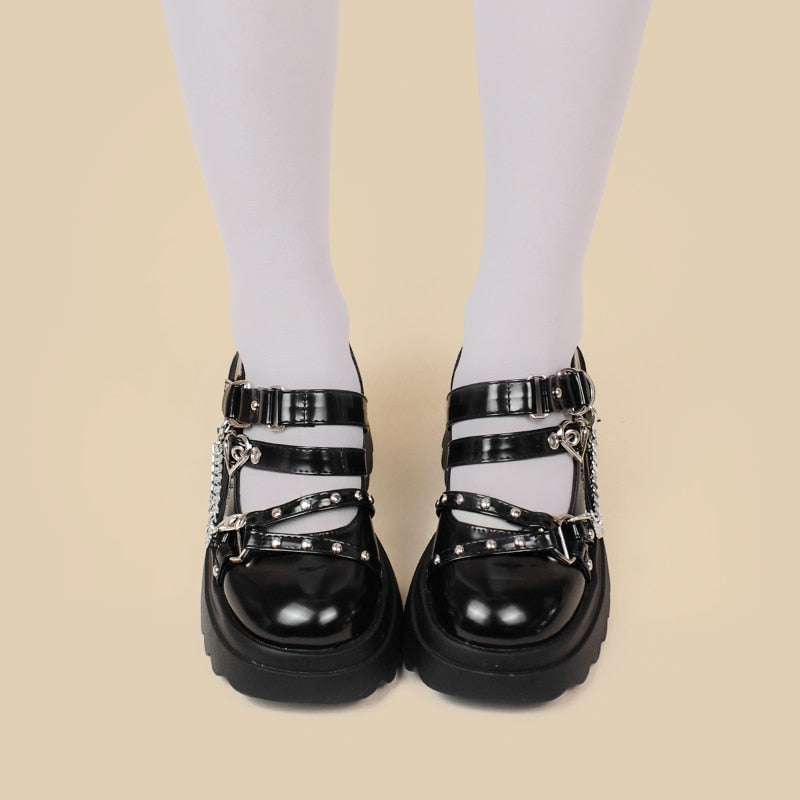 Chained Up Mary Janes