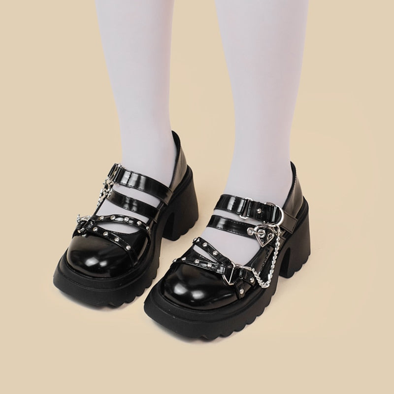Chained Up Mary Janes
