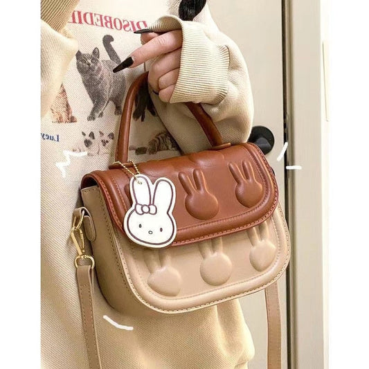 Chocolate Bunny Bag Brown & Tan