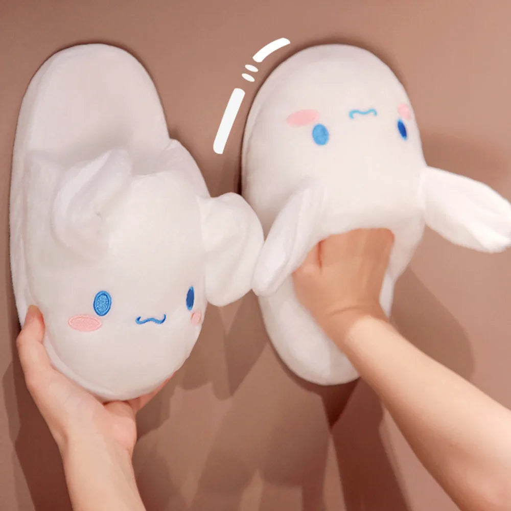 Bunny Ear Animated Slippers