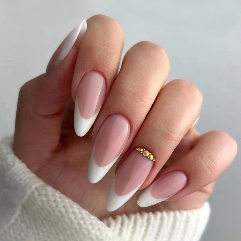 Clear Neutral Tone Press On Nails