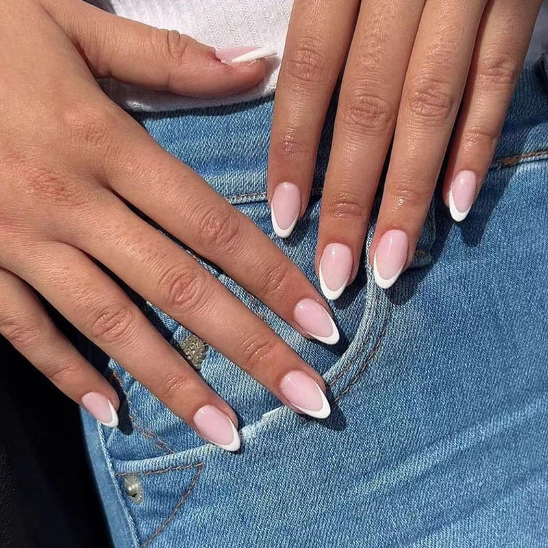 Clear Neutral Tone Press On Nails