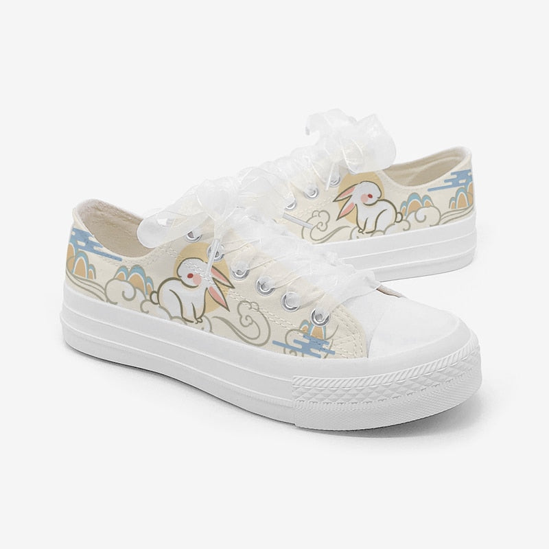 Cloudy Bunny Low Top Sneakers