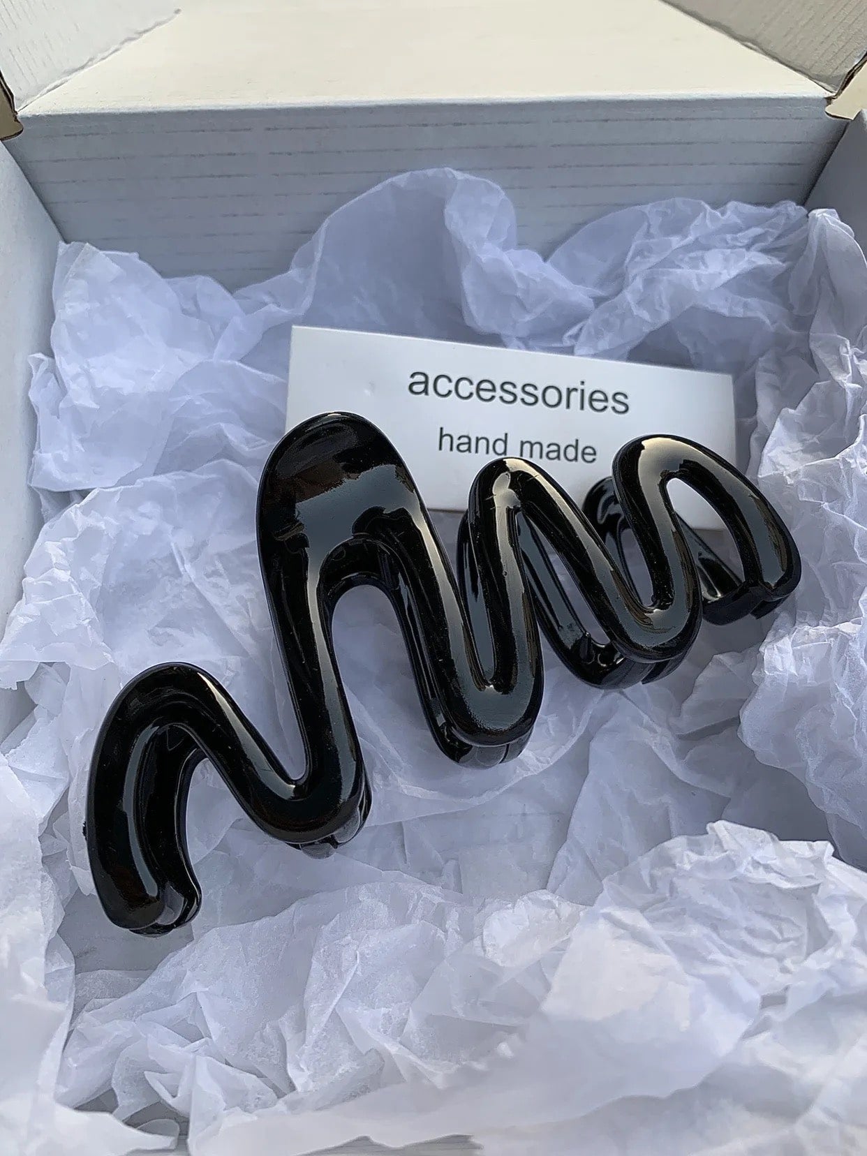 Colorful Jelly Wave Hairpin