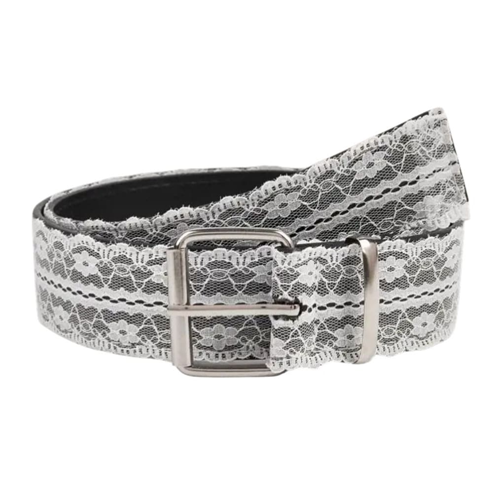 Coquette Girl Lace Belt Standart White