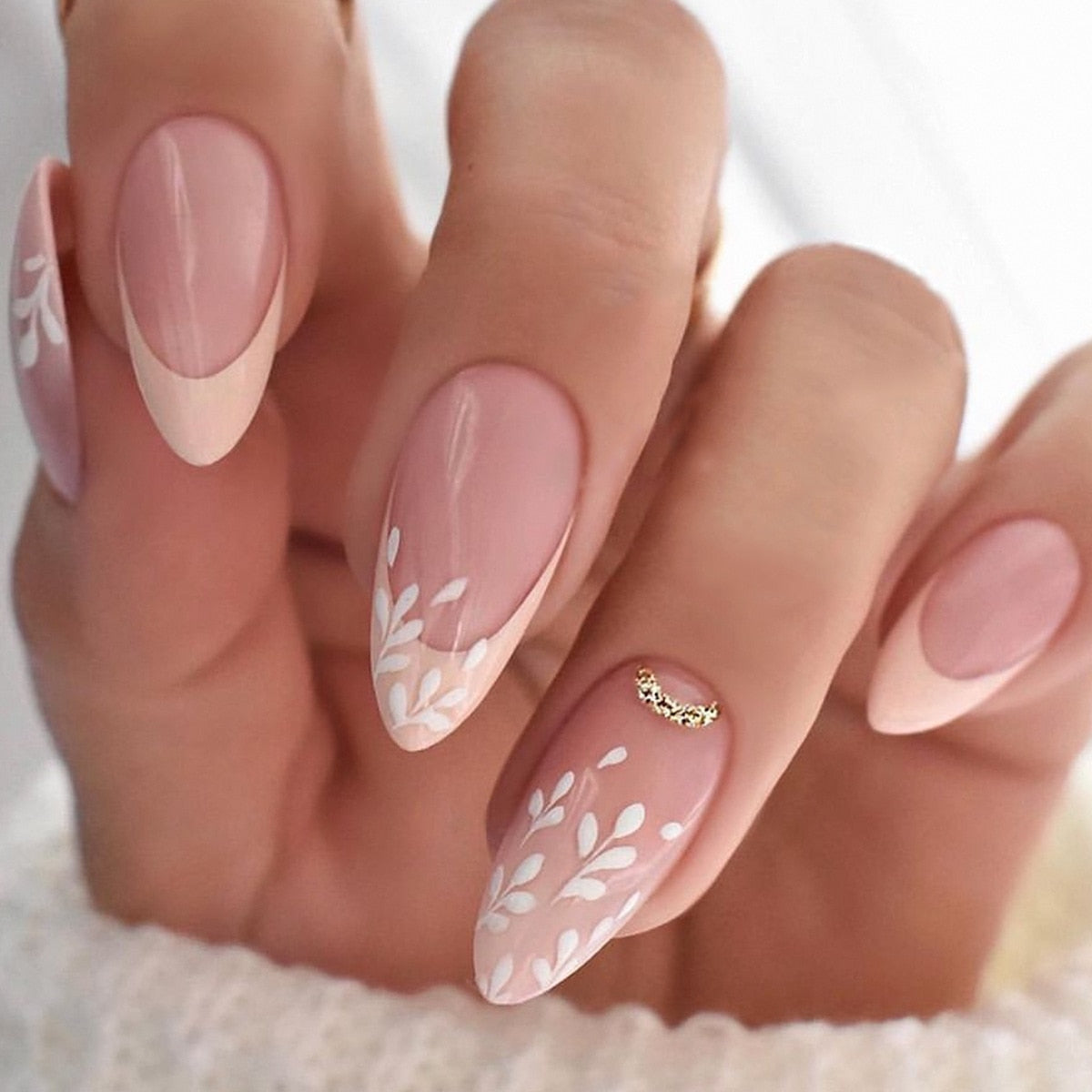 Spring Floral Press On Nails
