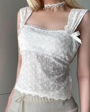 Load image into Gallery viewer, Ditsy Pattern Cute Cami Coquette Top
