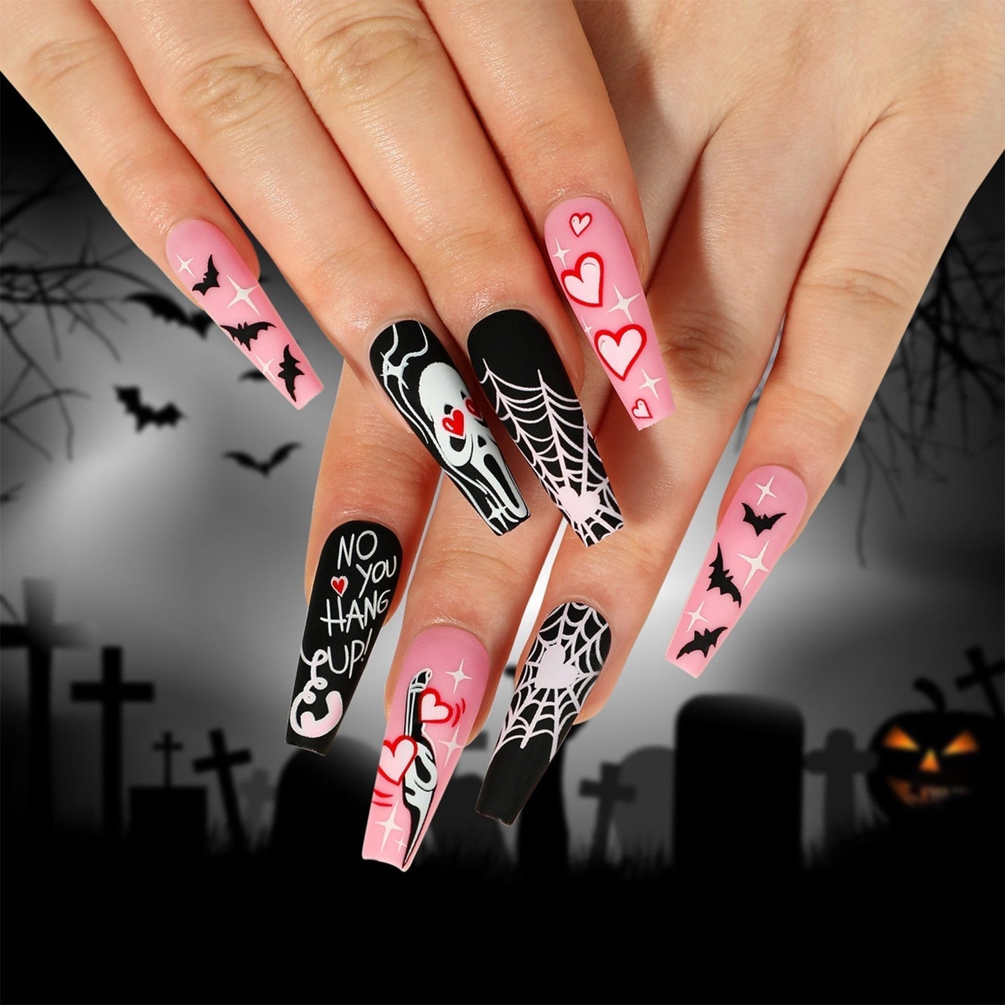 Dark Gothic Press On Nails