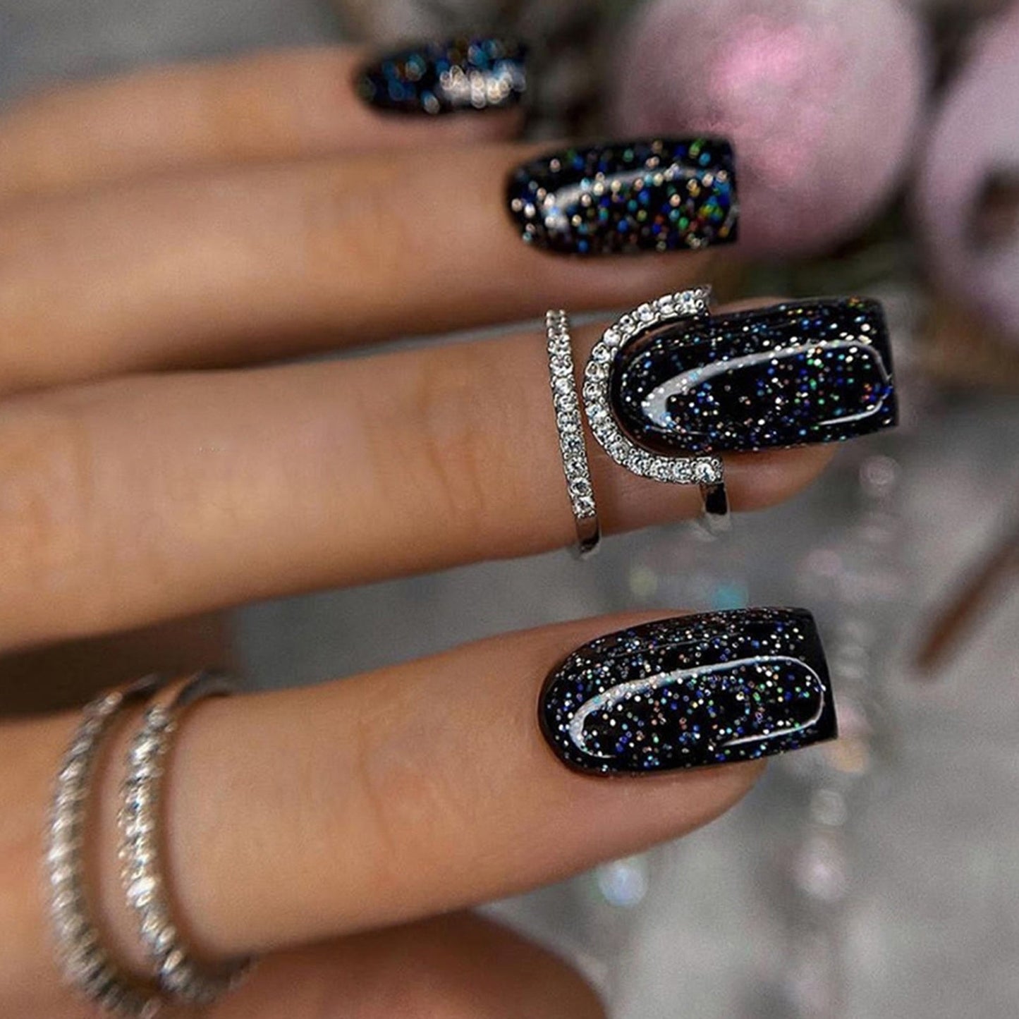 Dark Gothic Press On Nails