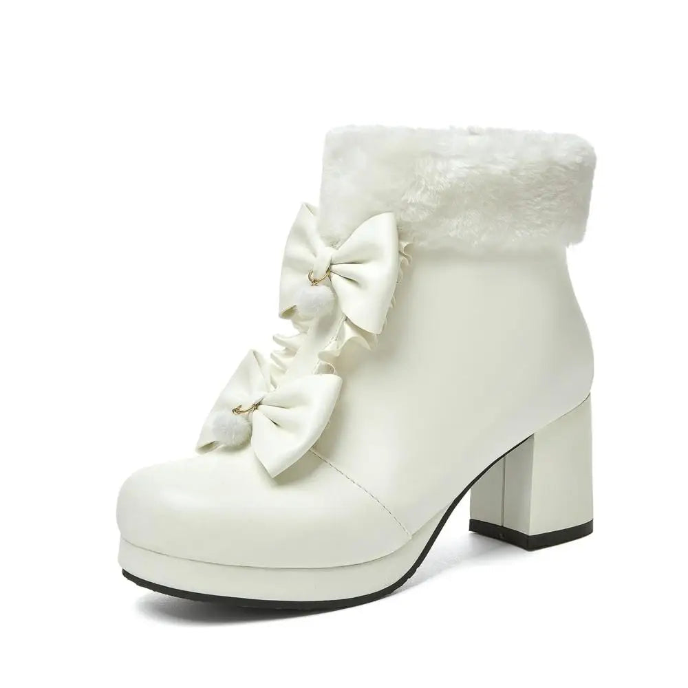 Dollette Winter Booties Beige
