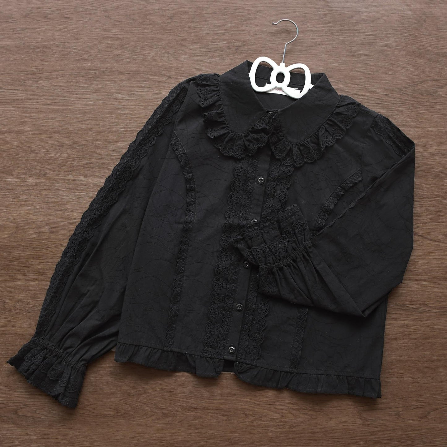 Kawaii Lolita Blouse Soft Girl Bubble Puff Sleeve