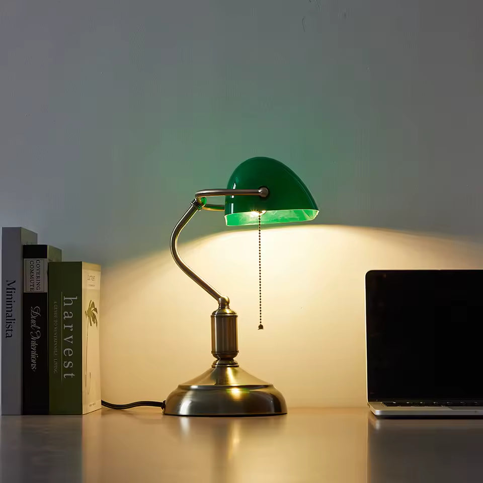 Bauhaus Green Table Lamp