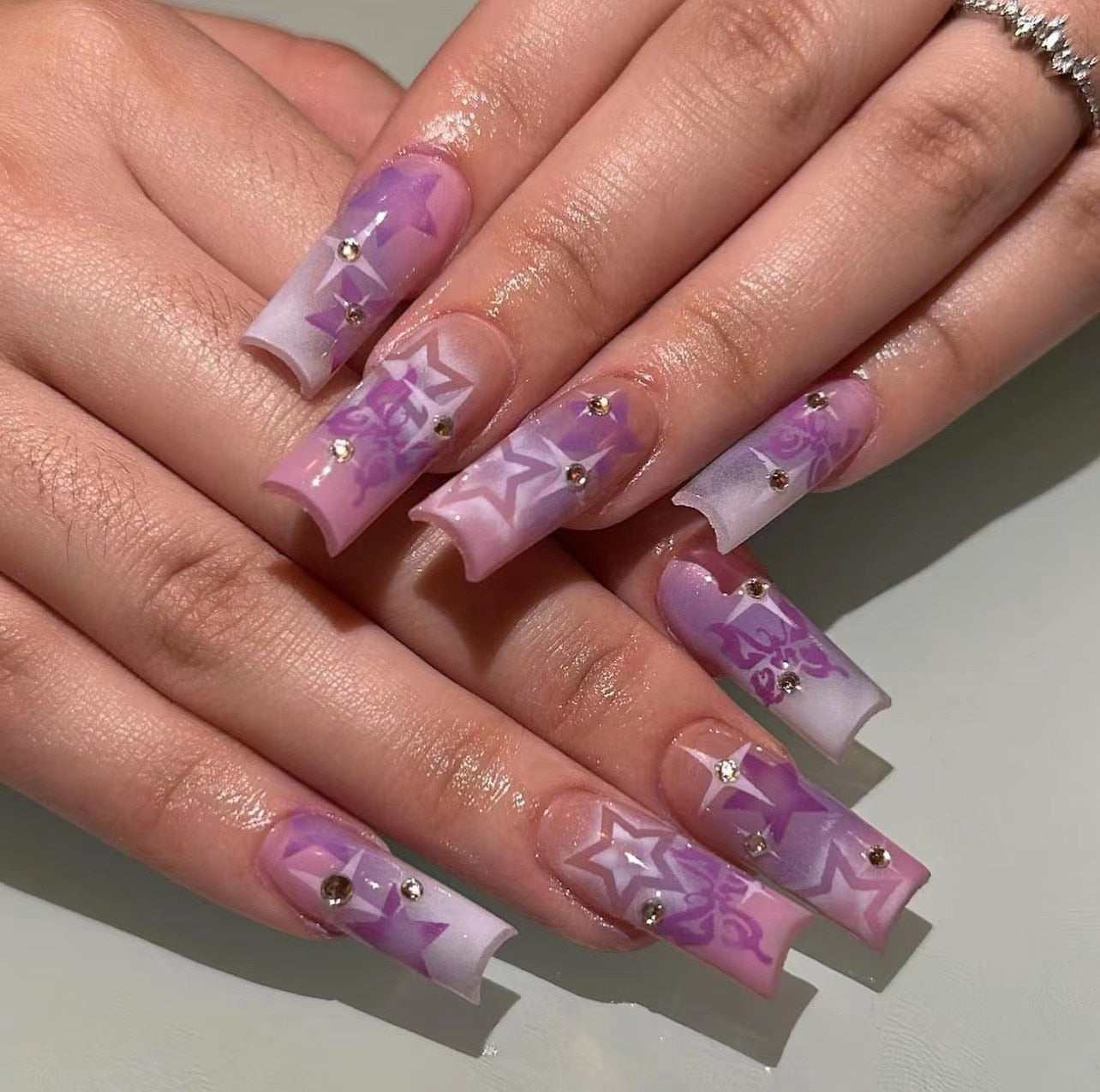 Extra Long Square Press On Nails