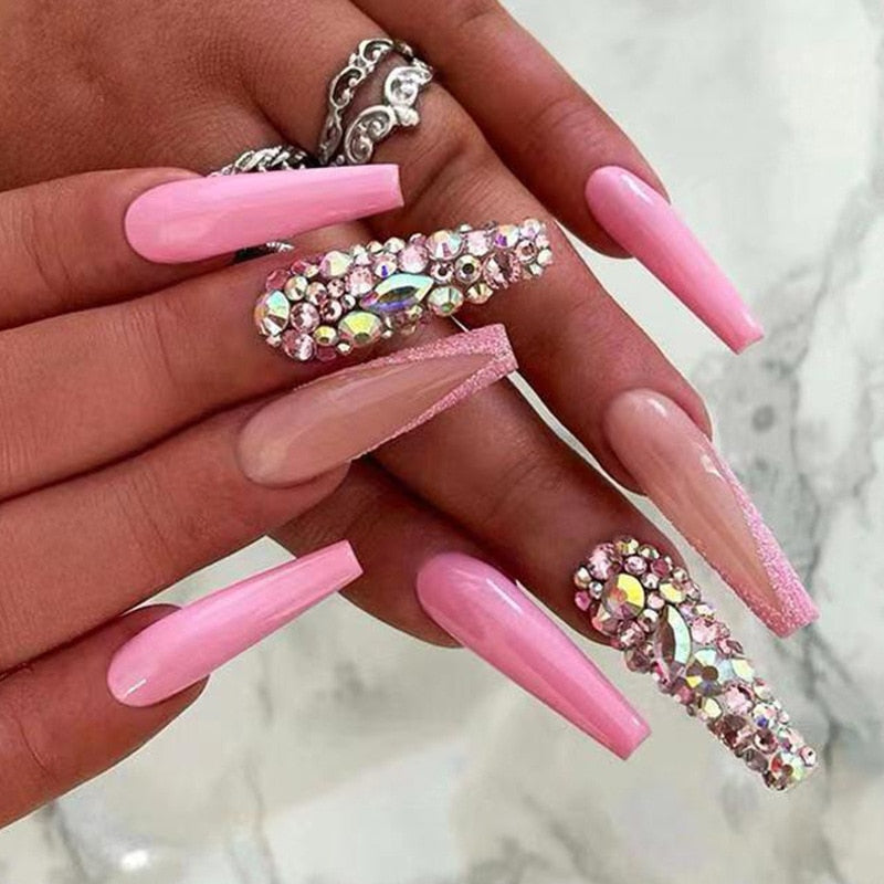 Extra Long Square Press On Nails