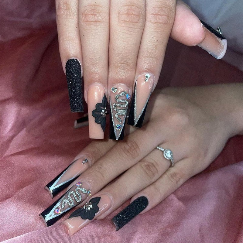 Extra Long Square Press On Nails
