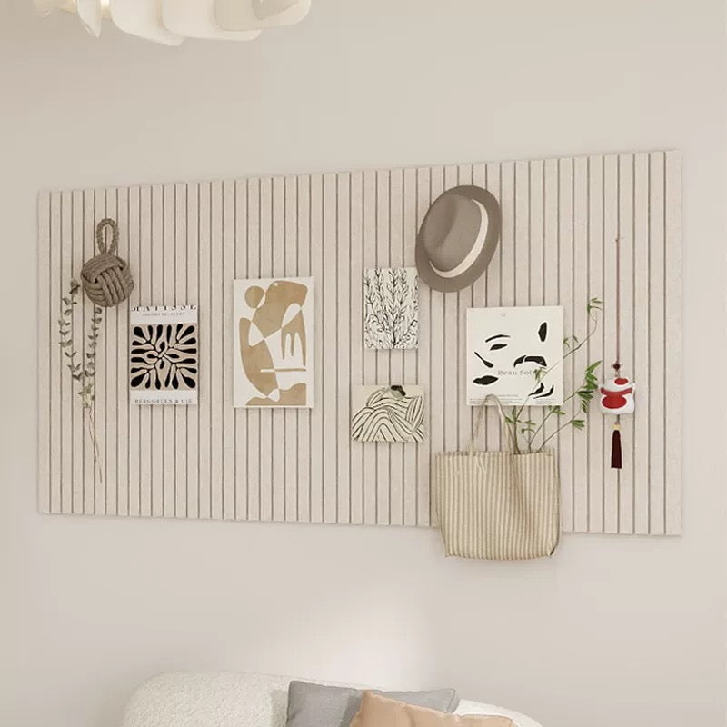 Minimalist Felt Slat Bulletin Board