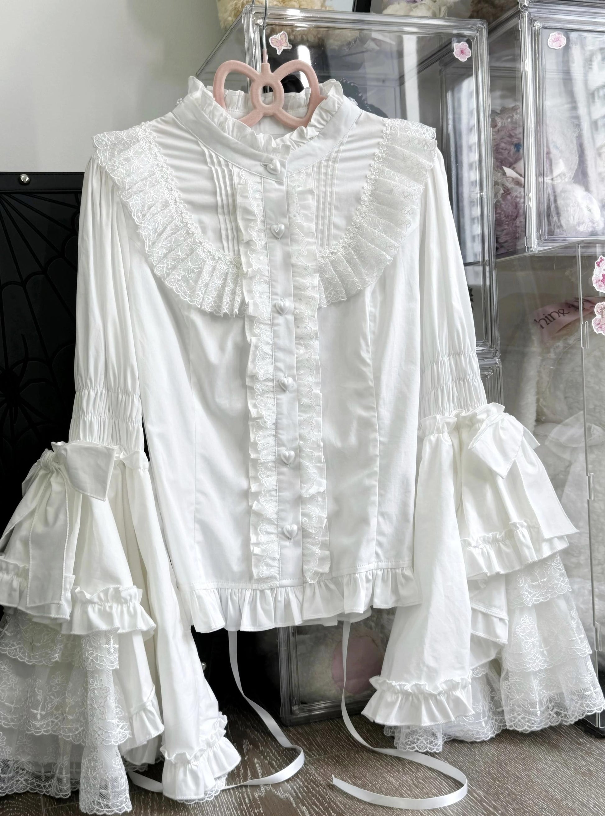 Sweet Lolita Blouse Princess Sleeve Shirt Inner Wear