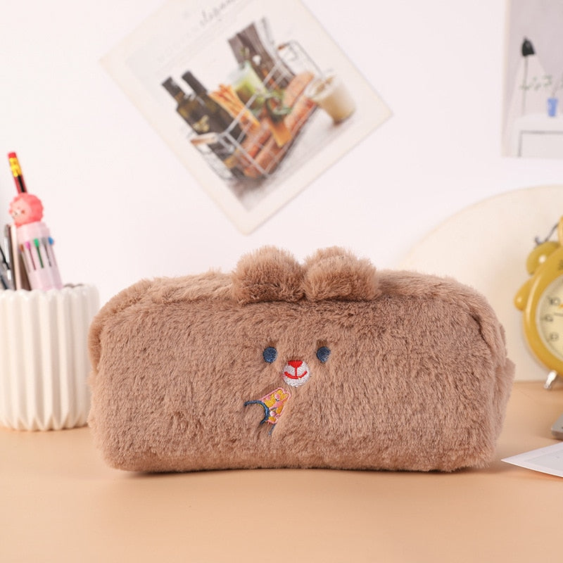 Fluffy Kawaii Pencil Cases