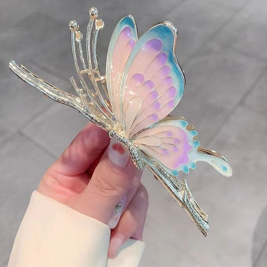 Flutter Hair Clips Pastel Butterfly