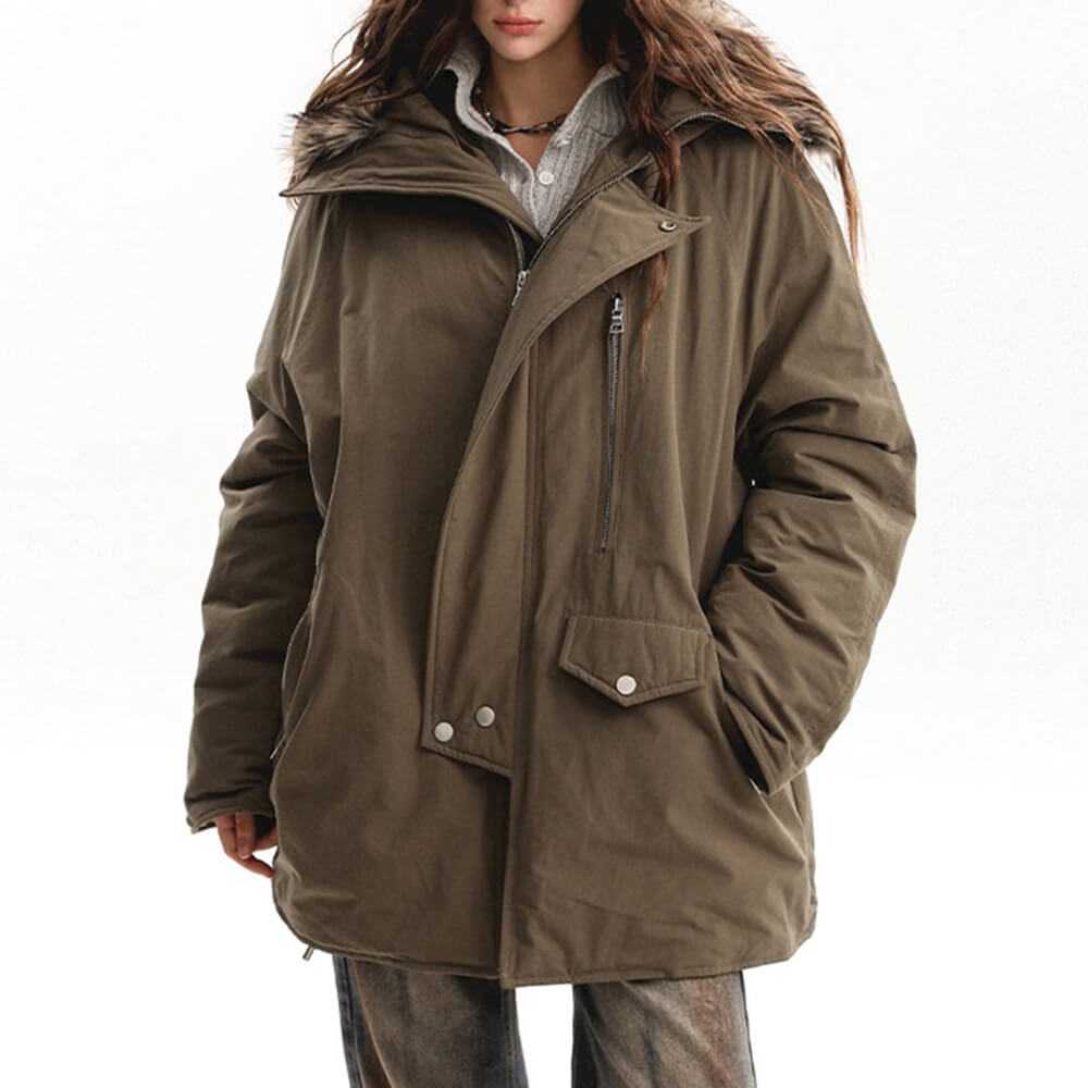 Bad Reputation Fur Trim Parka
