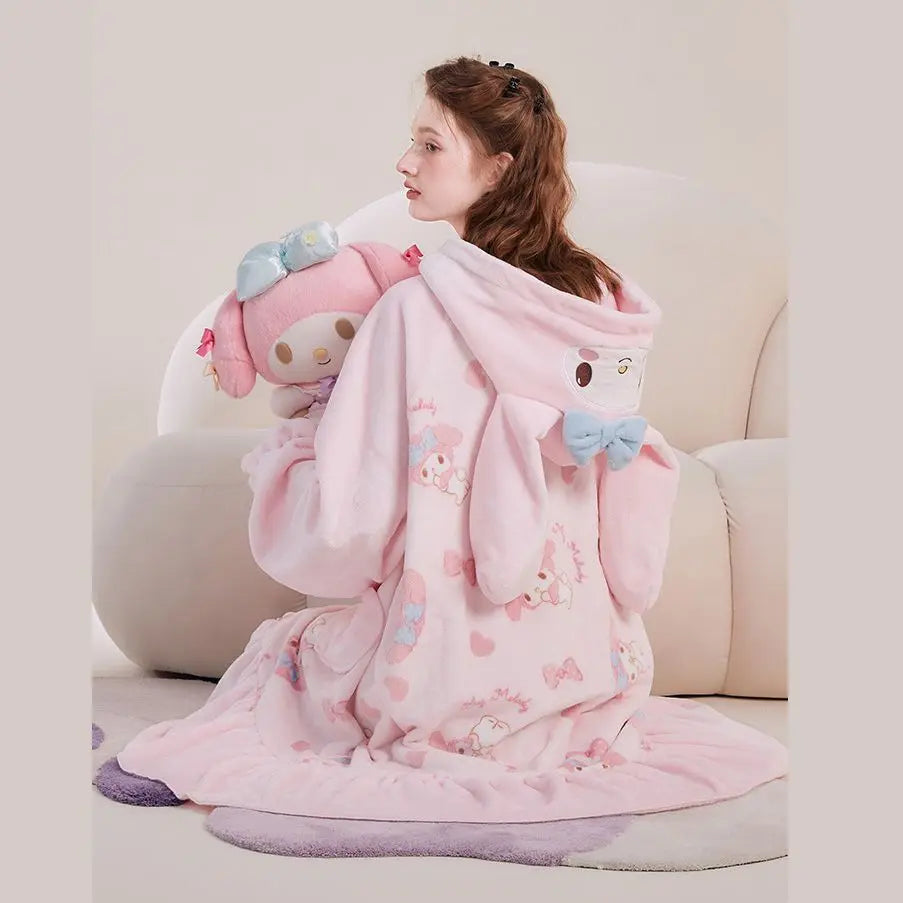 Fuzzy Pink Bunny Nighty