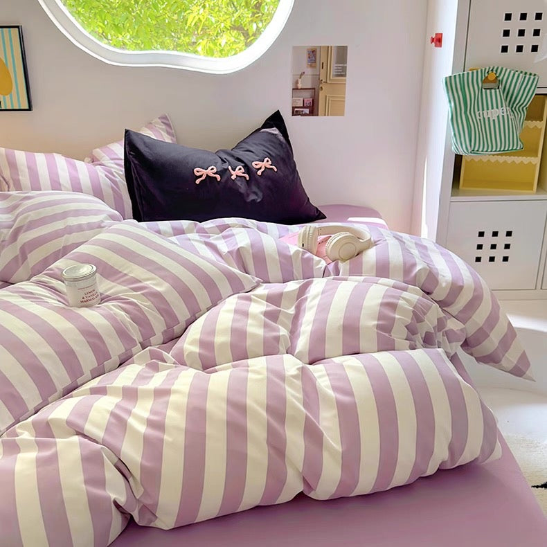 Brown Polka Dot Bedding Set