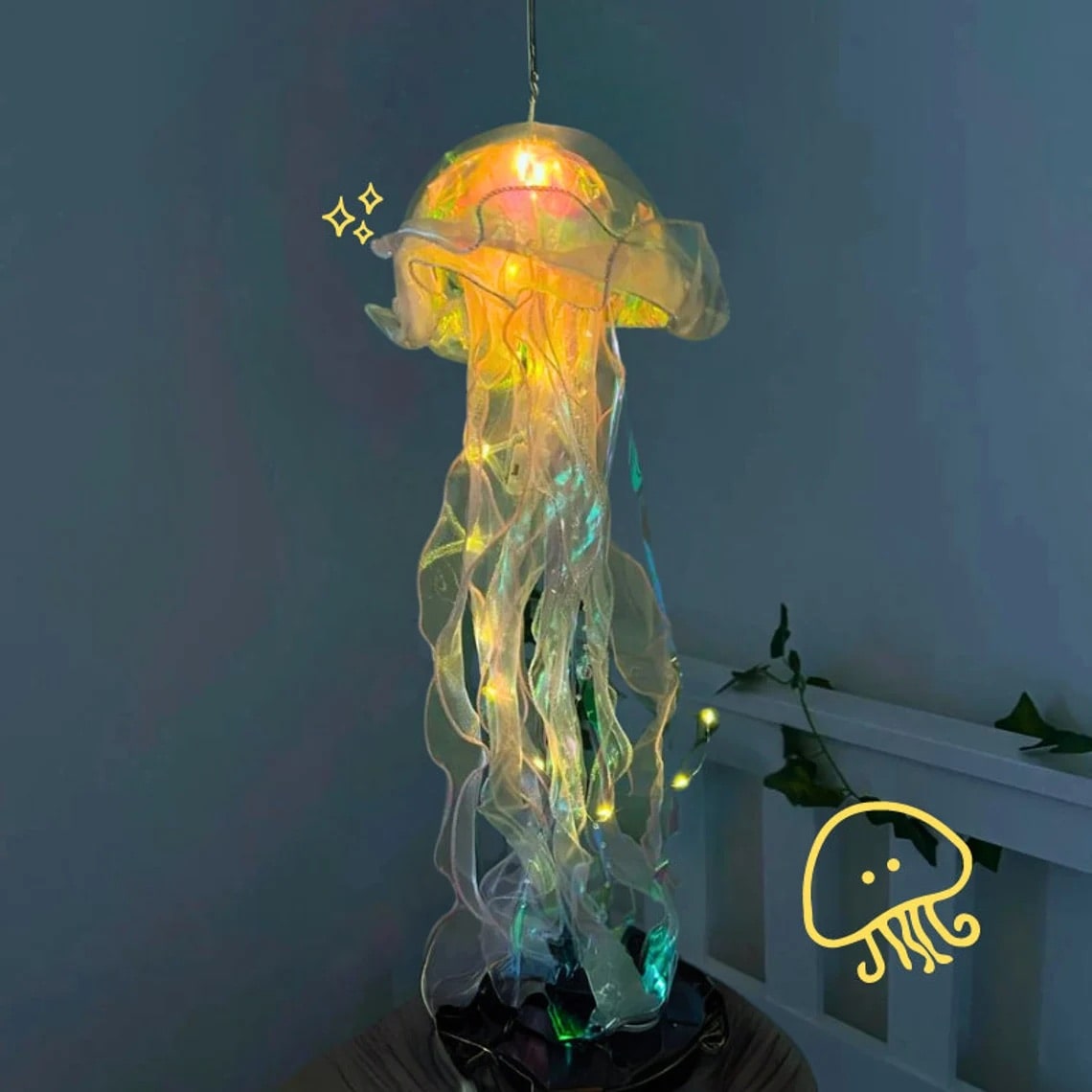 LED Jellyfish Lamp