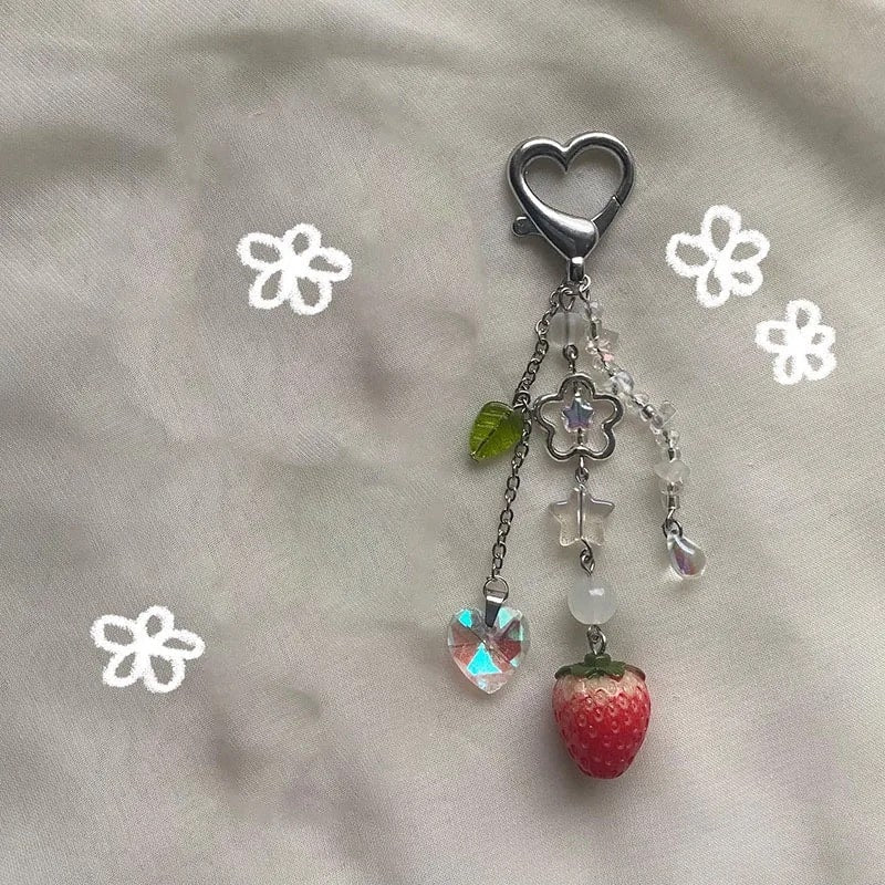 Strawberry Keychain & Phone Chain