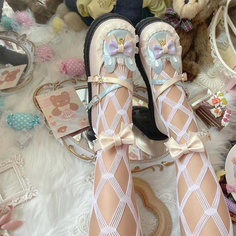 Holographic Bunny Flats Beige