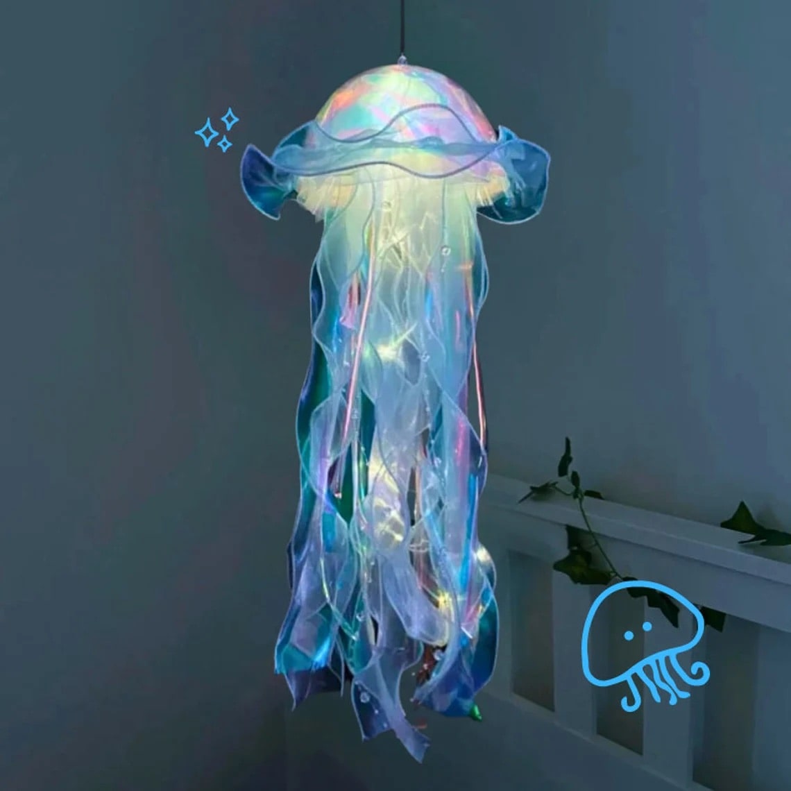 LED Jellyfish Lamp