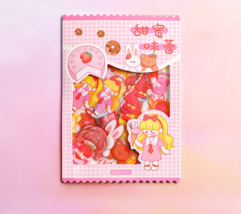 Kawaii Laser Cut Sticker Packs