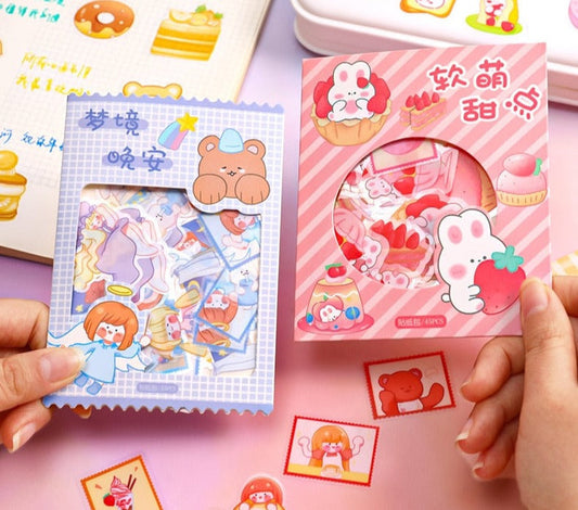 Kawaii Laser Cut Sticker Packs