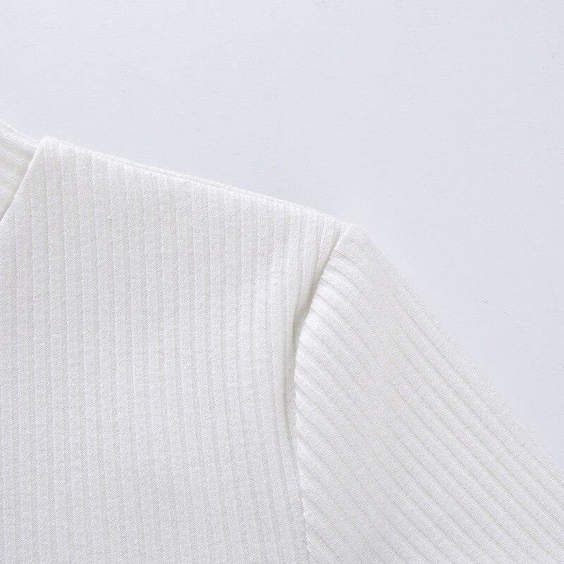 Knit Sad Eyes Crop Top