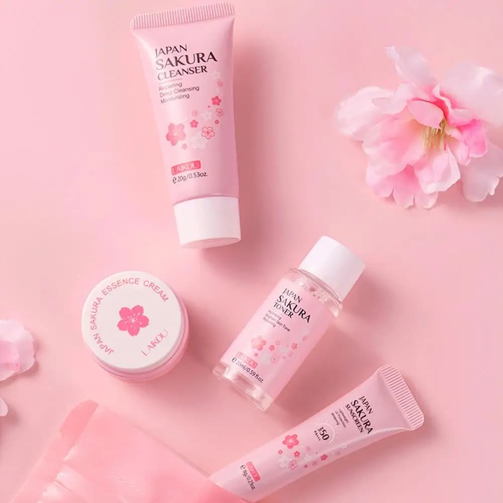 Korean Sakura Blossom Skin Care Sets