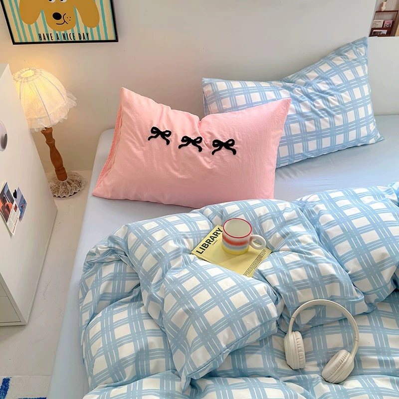 Brown Polka Dot Bedding Set