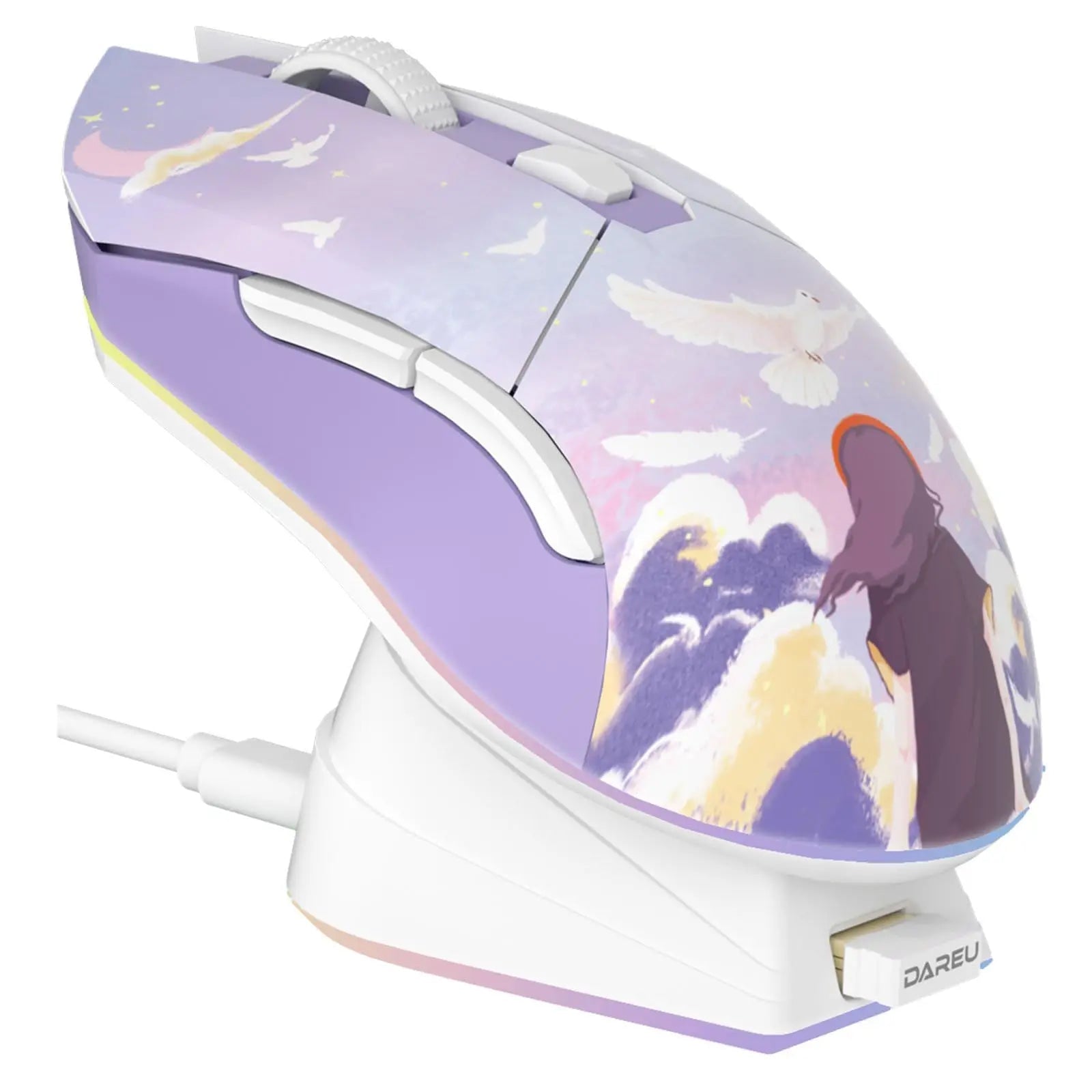 Lavender Skies Wireless Gaming Mouse – By Coquette