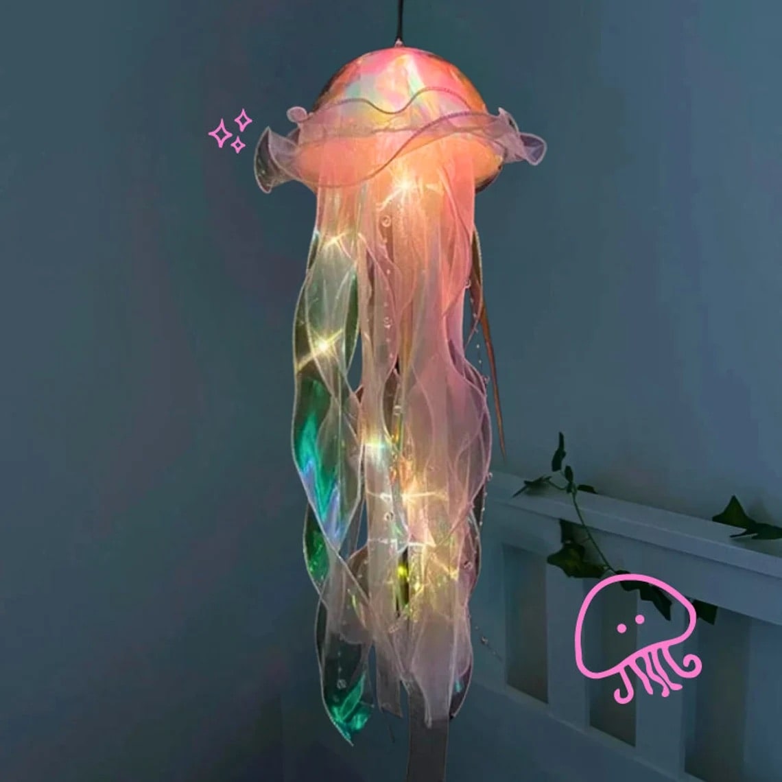 LED Jellyfish Lamp