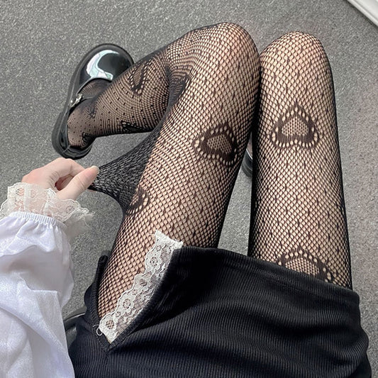 Lovecore Fishnets Black