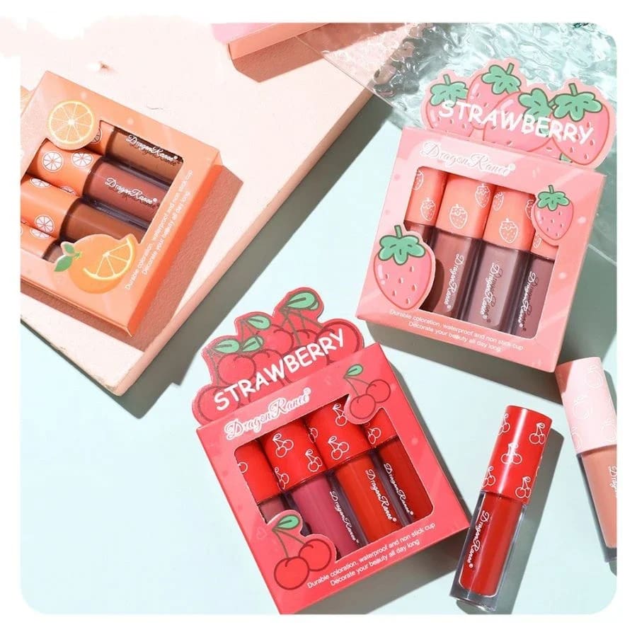 Matte Berry Liquid Lipstick Sets