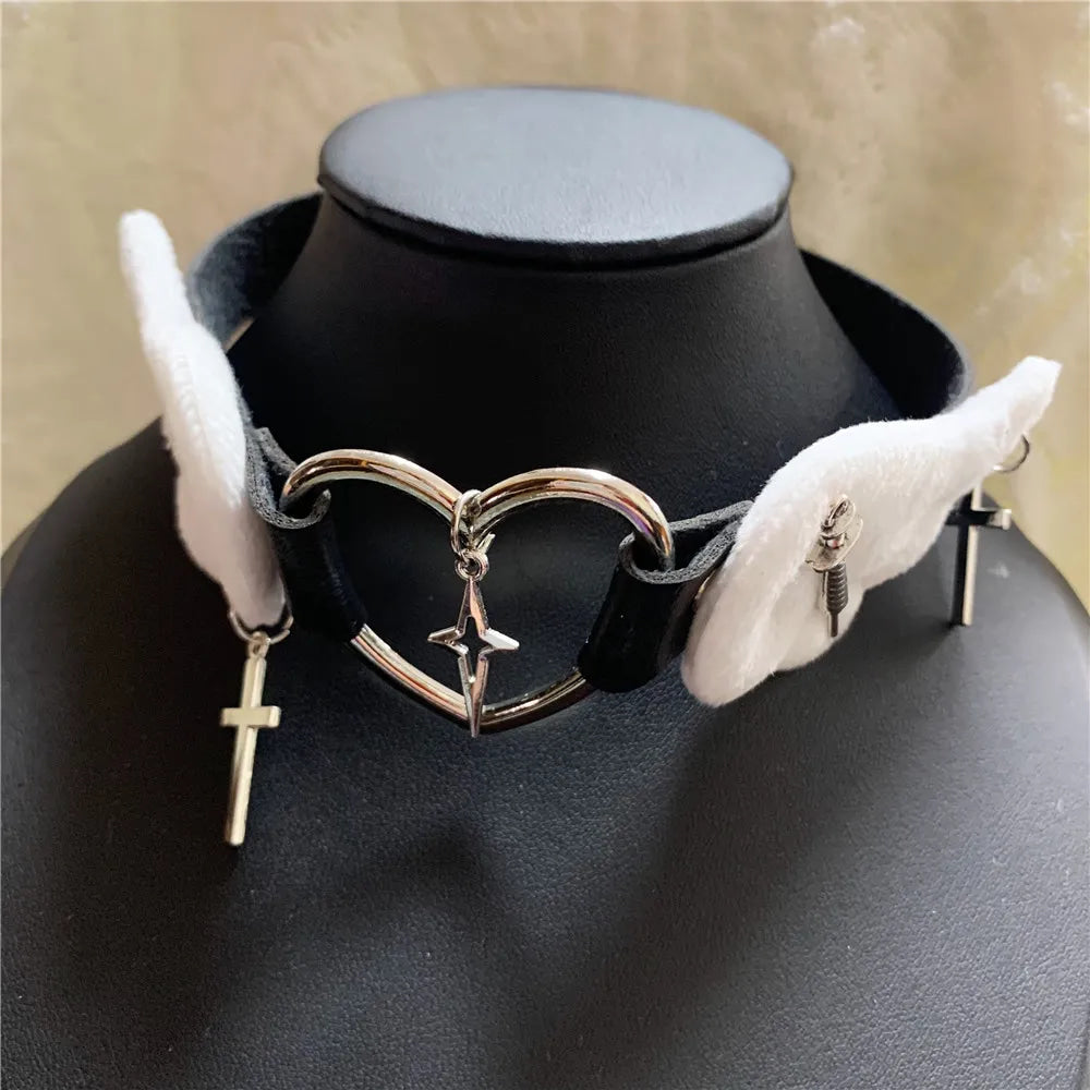 Menhera Lovecore Choker Black