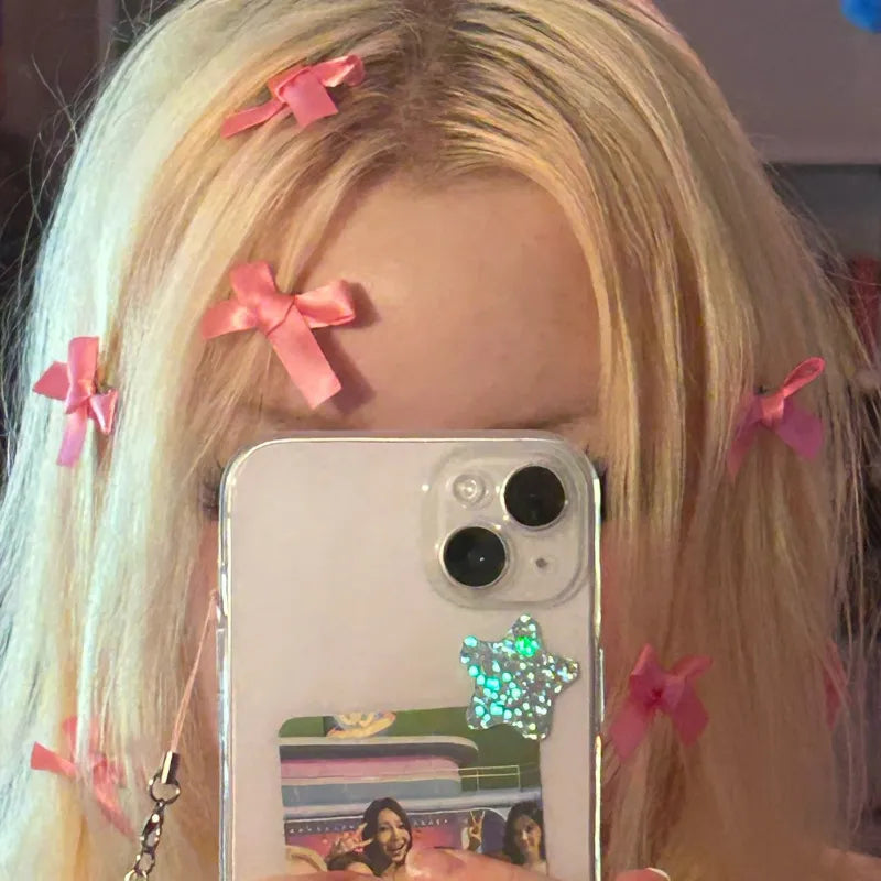 Micro Bow Hair Clips