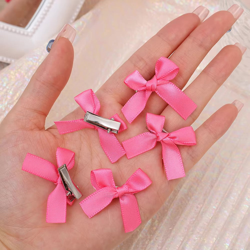 Micro Bow Hair Clips